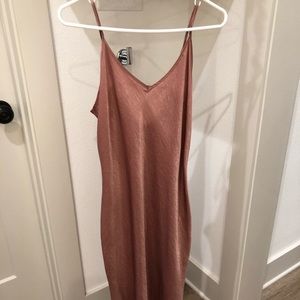 Mauve strappy dress